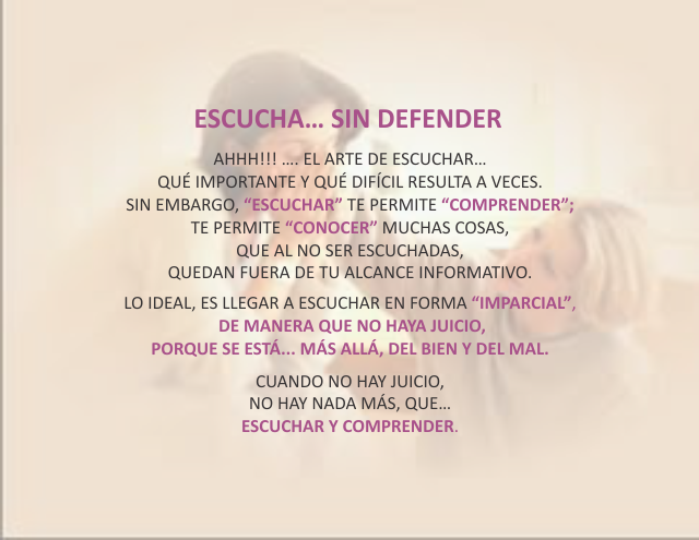 Escucha... sin defender Abril 16 de 2012